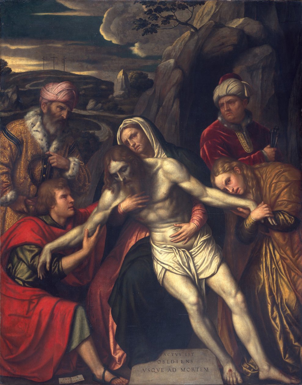 Mezar, 1554 by Alessandro Bonvicino Moretto