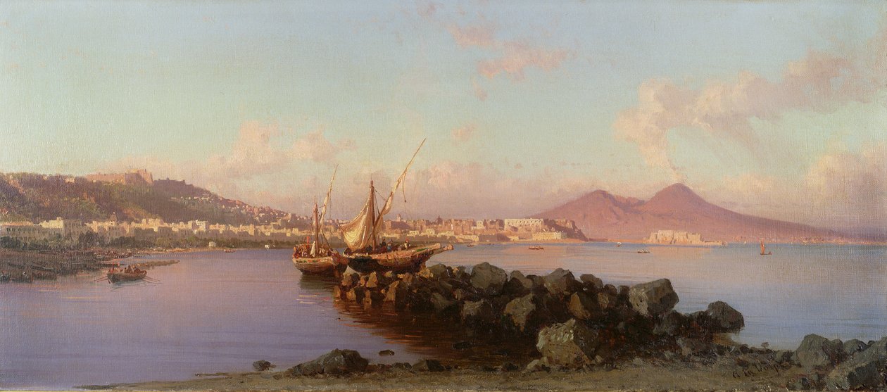 Napoli Körfezi manzarası by Alessandro la Volpe