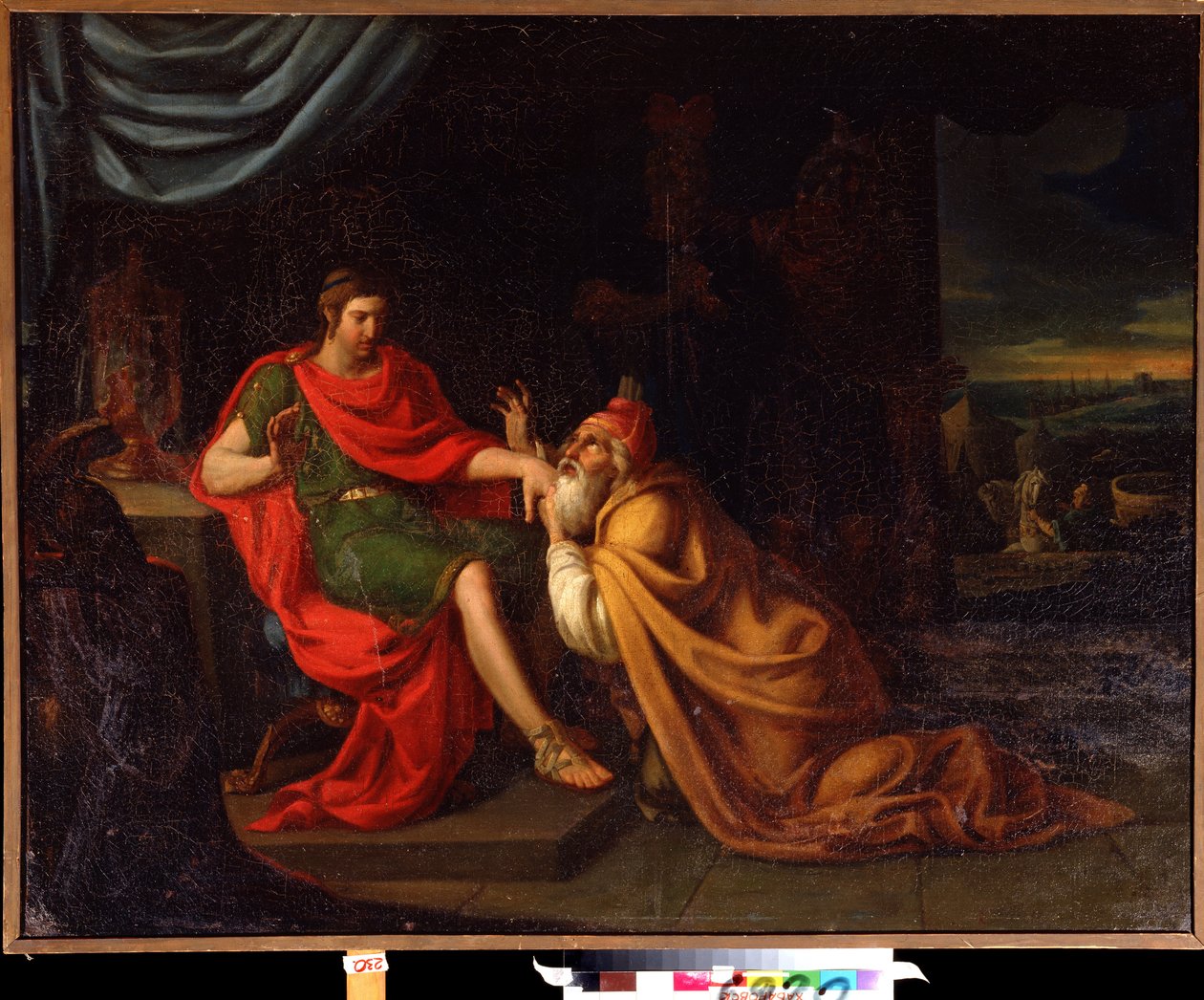 Priam ve Akhilleus. Truva Savaşı
