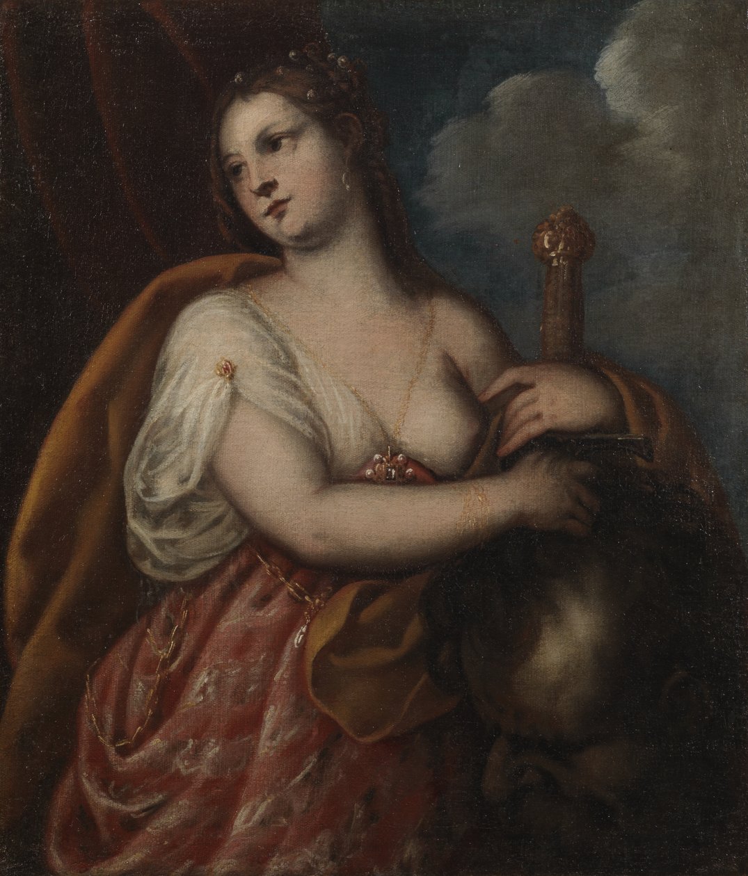 Judith ve Holofernes Başkanı, 1635 dolayları (tuval üzerine yağlı boya) by Alessandro  Varotari