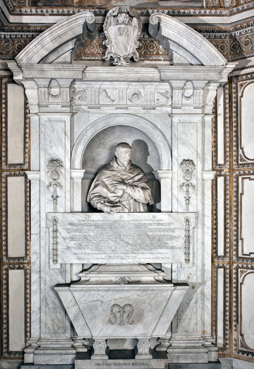 Cenaze anıtı Kardinal Giovanni Garcia Mellini