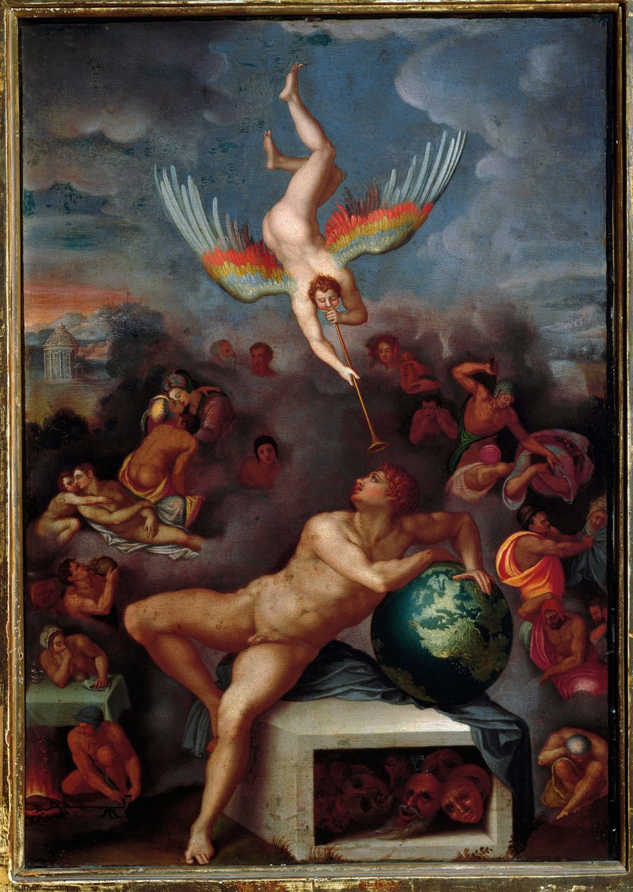 İnsan Hayatının Alegorisi (Resim, yaklaşık 1590) by Alessandro Allori