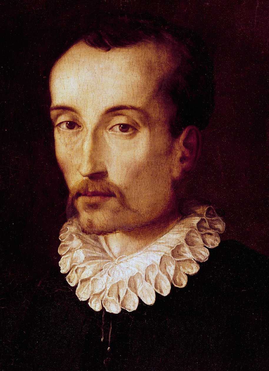 Torquato Tasso'nun Portresi (Sorrento by Alessandro Allori