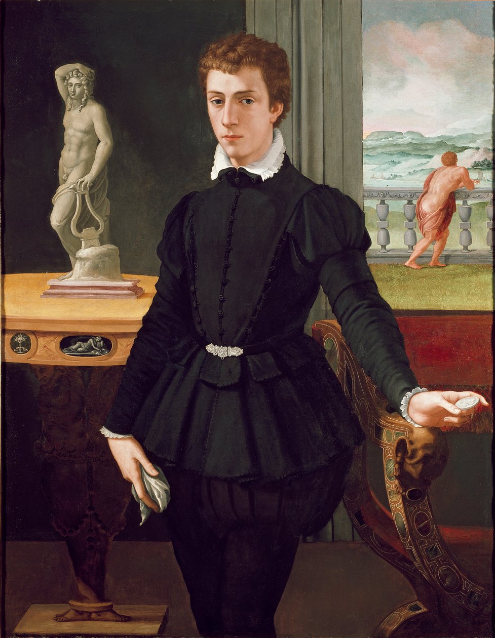 Genç Bir Adamın Portresi, 1560 sonrası by Alessandro Allori