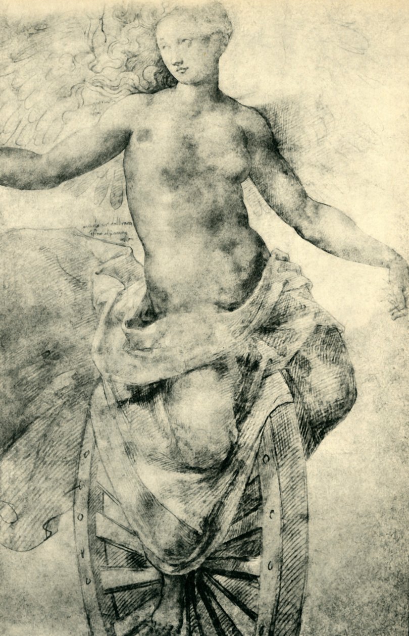 Tanrıça Fortuna, 16. yüzyılın sonu ile 17. yüzyılın başları, 1943. by Alessandro Allori