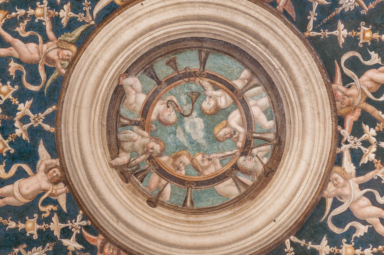 Putti müzik aletleri çalıyor, detay 3660848 by Alessandro Araldi