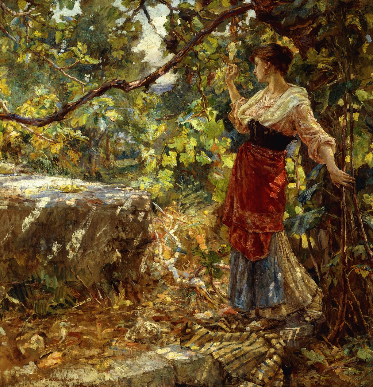 Uzak Düşünceler, 1919 by Alessandro Battaglia