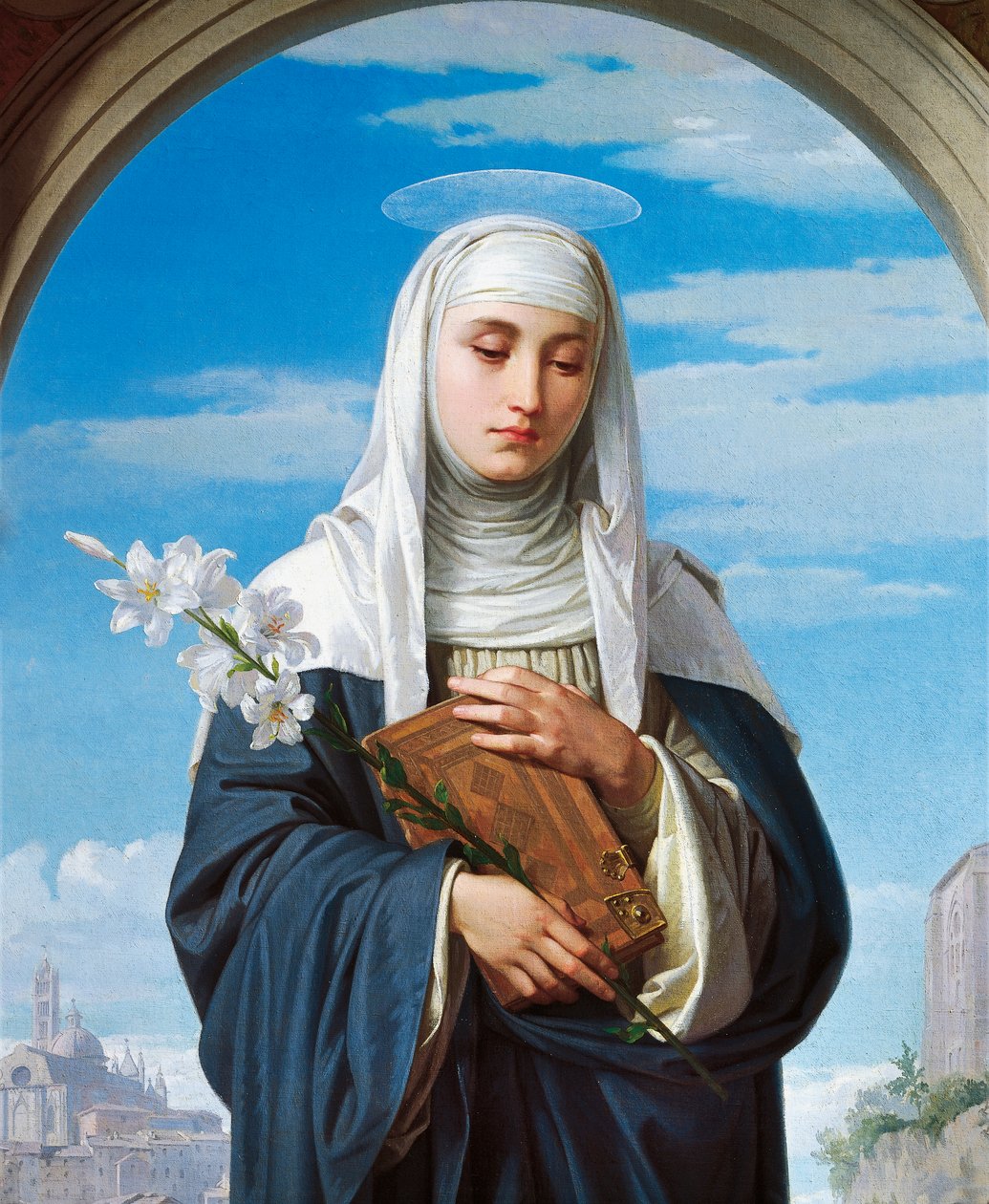 Sienalı Aziz Catherine by Alessandro Franchi