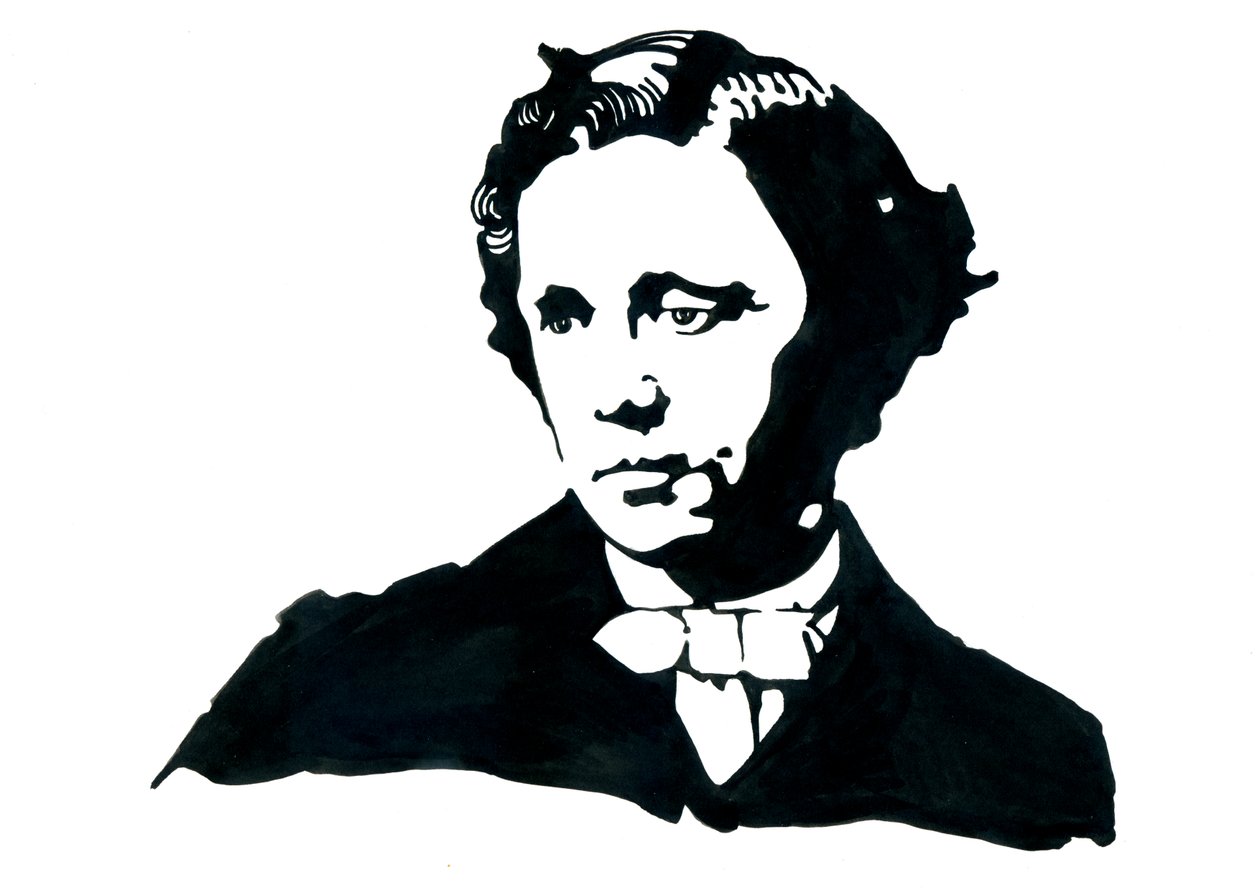 Lewis Carroll, İngiliz yazar - Lewis Carroll'un portresi (Charles Lutwidge Dodgson by Alessandro Lonati
