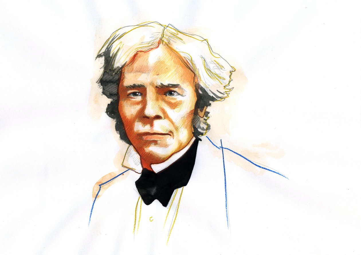 Michael Faraday (1791-1867). İngiliz fizikçi ve kimyager by Alessandro Lonati