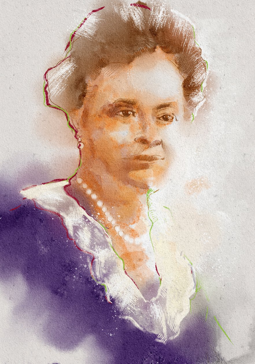 Eczacı Gertrudeb'in Portresi. Ellion, 2023 (çizim) by Alessandro Lonati