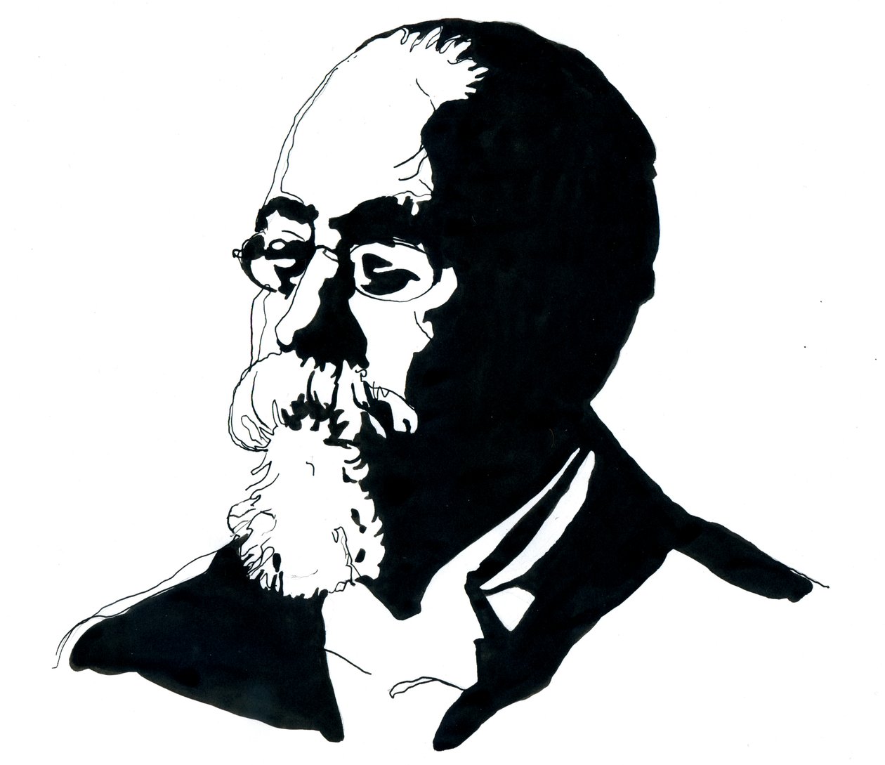 Cesare Lombroso'nun Portresi (1835-1909) İtalyan Kriminoloji Okulu'nun kurucusu (Cesare Lombroso'nun Portresi İtalyan kriminolog ve doktor, İtalyan Pozitivist Kriminoloji Okulu'nun kurucusu) by Alessandro Lonati