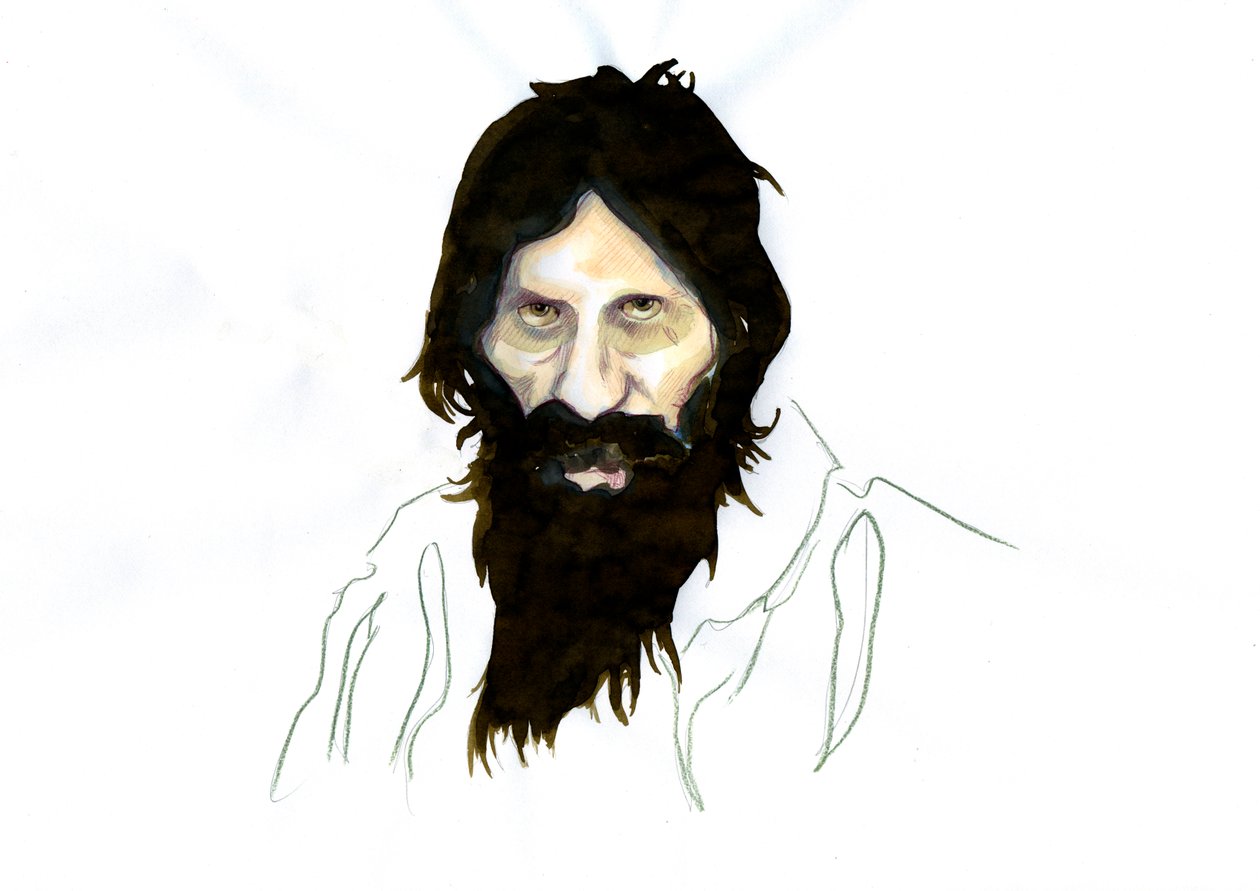Grigori Iefimovich Rasputin'in Portresi (Rasputin by Alessandro Lonati