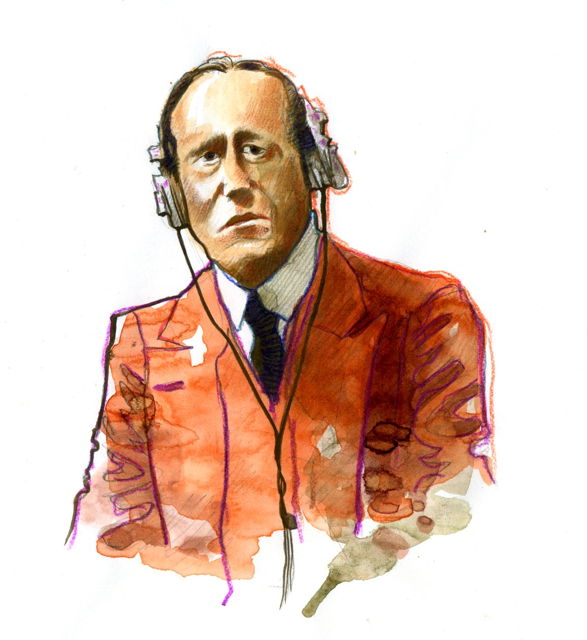 Guglielmo Marconi'nin Portresi (1874-1937), İtalyan fizikçi, telgrafın mucidi by Alessandro Lonati