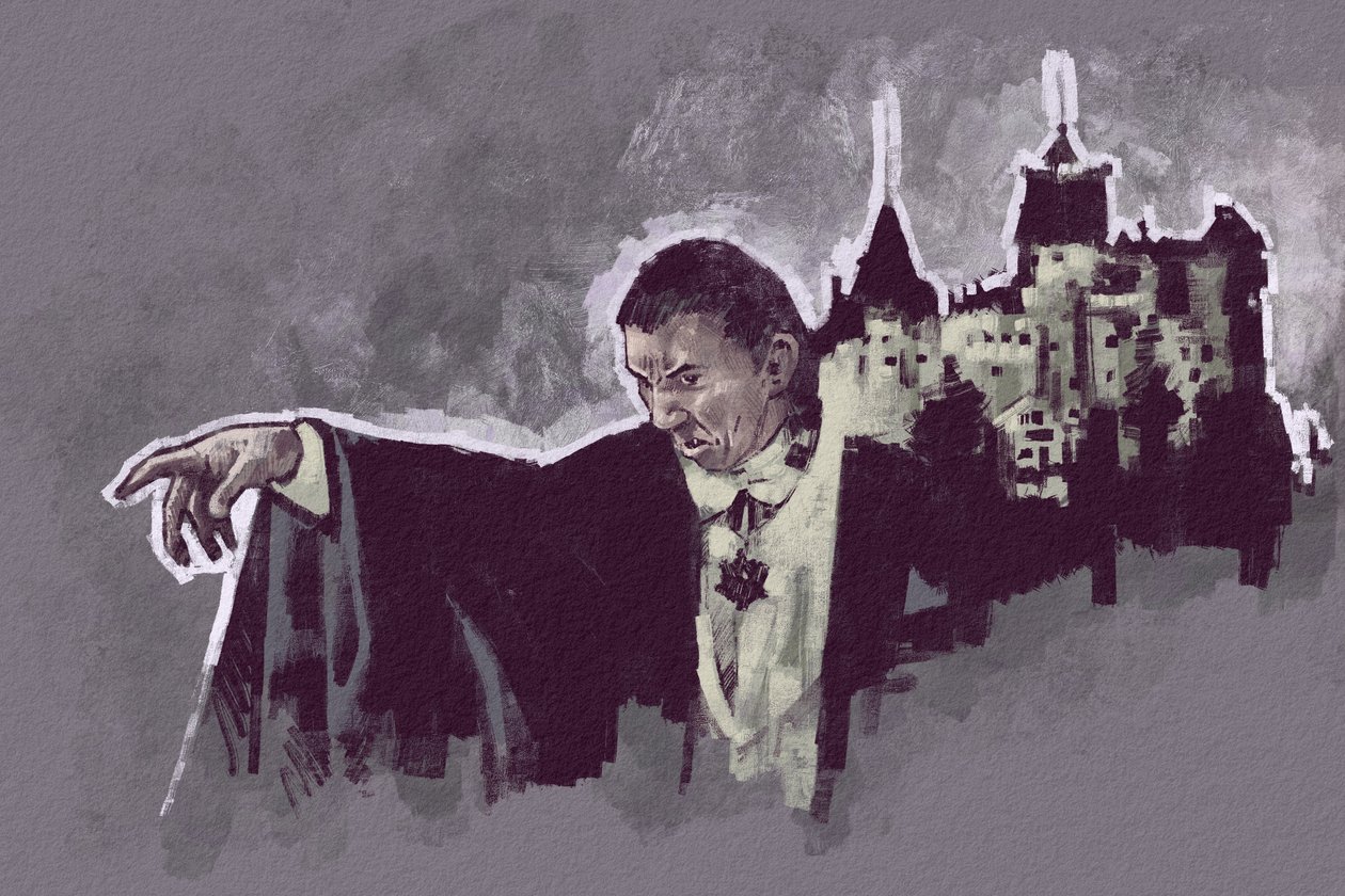 Macar aktör Bela Lugosi'nin Kont Drakula rolündeki portresi (resim) by Alessandro Lonati