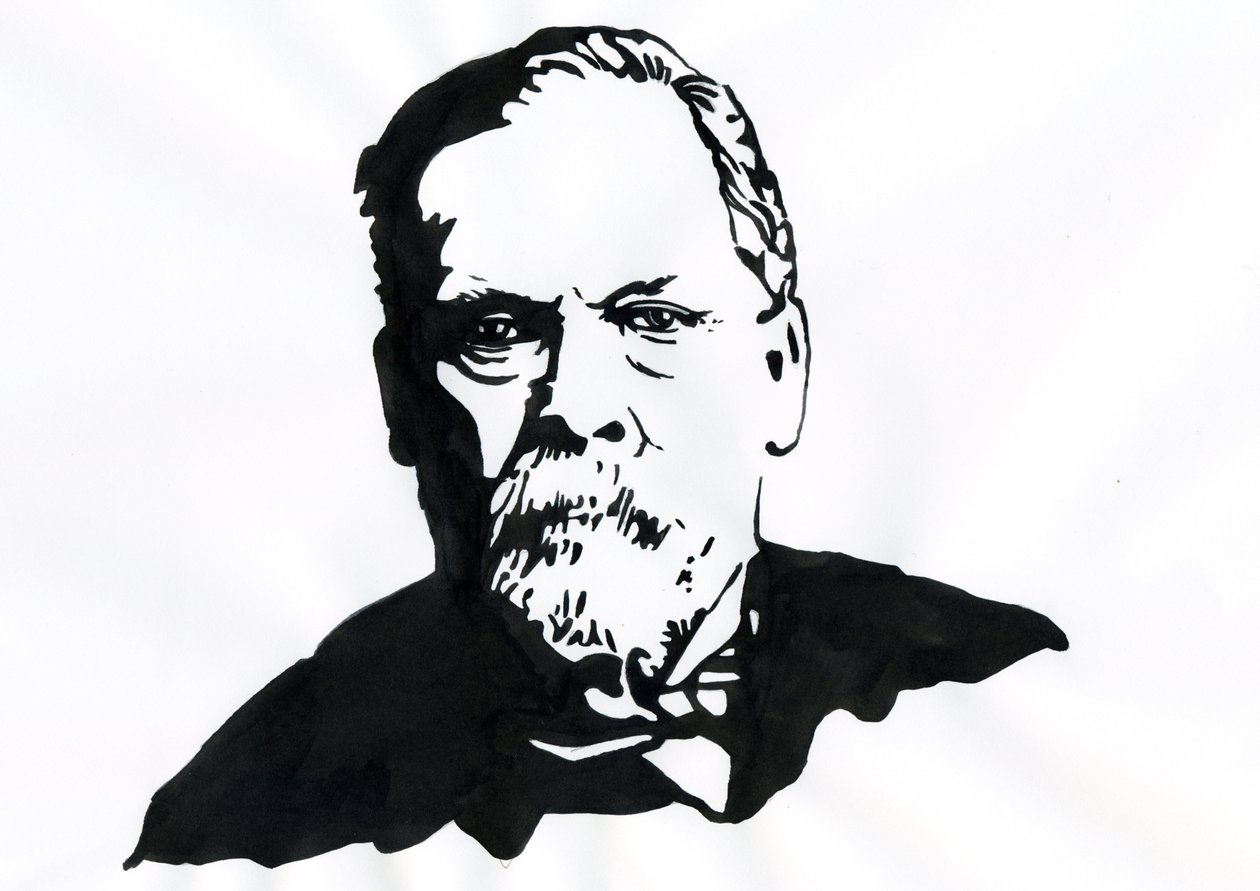 Louis Pasteur'ün Portresi (1822-1895), İngiliz kimyager ve mikrobiyolog by Alessandro Lonati