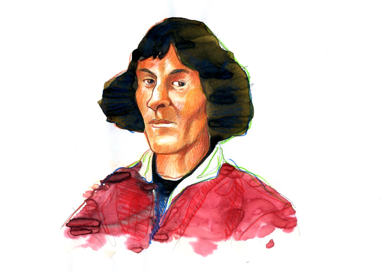 Nicolas Copernicus'un Portresi ((Nicolaus Copernicus by Alessandro Lonati