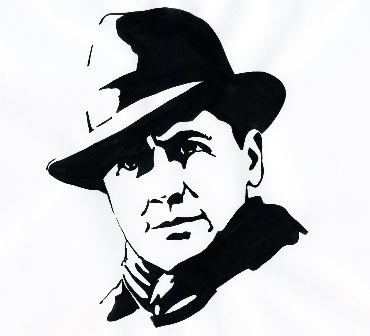 Prefet ve dirençli Fransız Jean Moulin'in (1899-1943) portresi by Alessandro Lonati