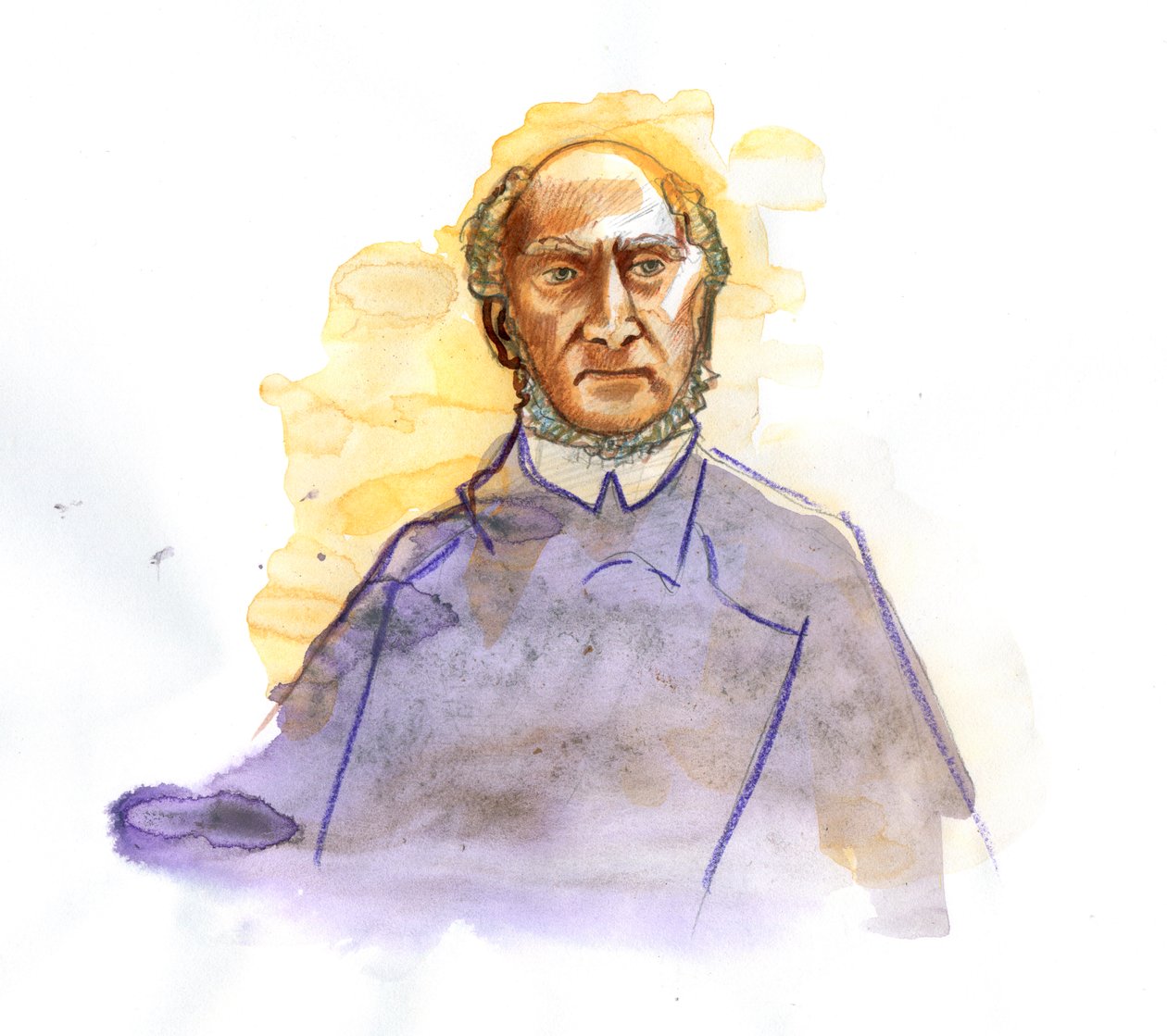 Victor Schoelcher'ın (1804-1893) Temsili Fransa'da Köleliğin Kesin Olarak Kaldırılmasına İlişkin Kararnameye önderlik etmesiyle tanınan Fransız politikacı Franc Macon (Fransız Kölelik Karşıtı Yazar Victor Schoelcher'in Portresi) Alessandro Lona by Alessandro Lonati