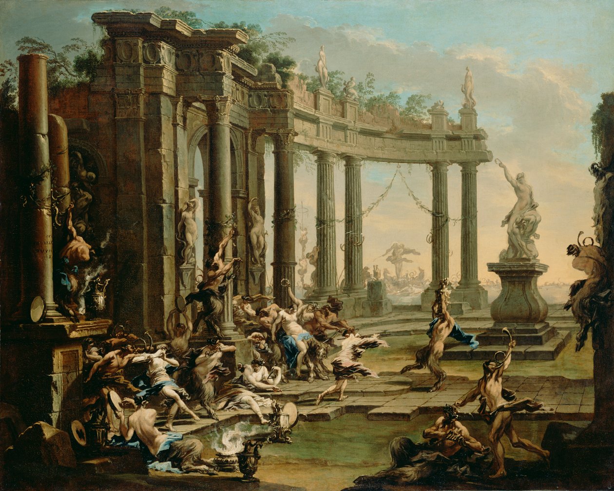 Bachnale, s.1720-30 by Alessandro Magnasco