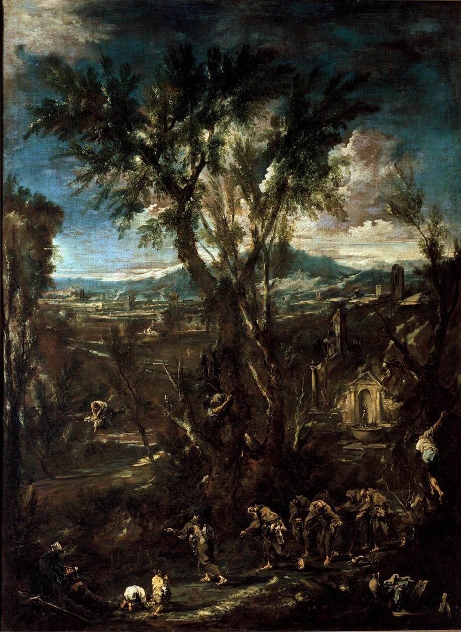 Alessandro Magnasco dit il Lissandrino (1667-1749) 1720 Dim. 237x175 cm Pinacoteca di Brera Milano by Alessandro Magnasco
