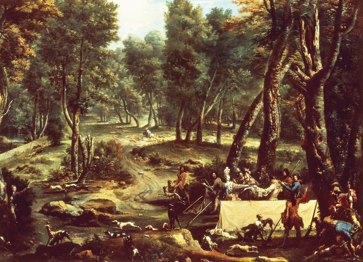 Avcılık (tuval üzerine yağlı boya) by Alessandro Magnasco