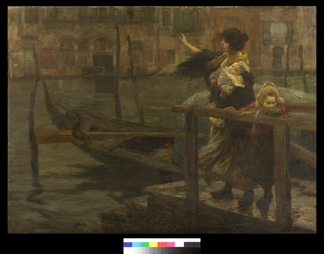 Denizcinin Geçişi veya Ayrılışı, 1901 by Alessandro Milesi