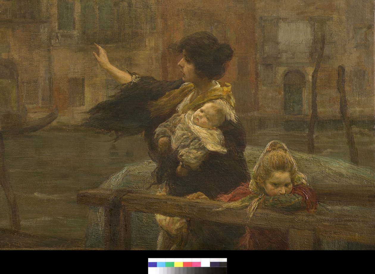Denizcinin Geçişi veya Ayrılışı, 1901 by Alessandro Milesi