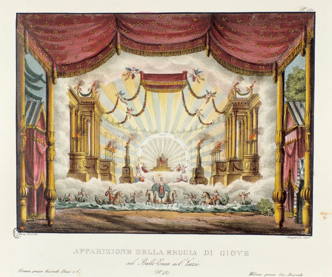 Jüpiter krallığının görünümü Giuseppe Sarti