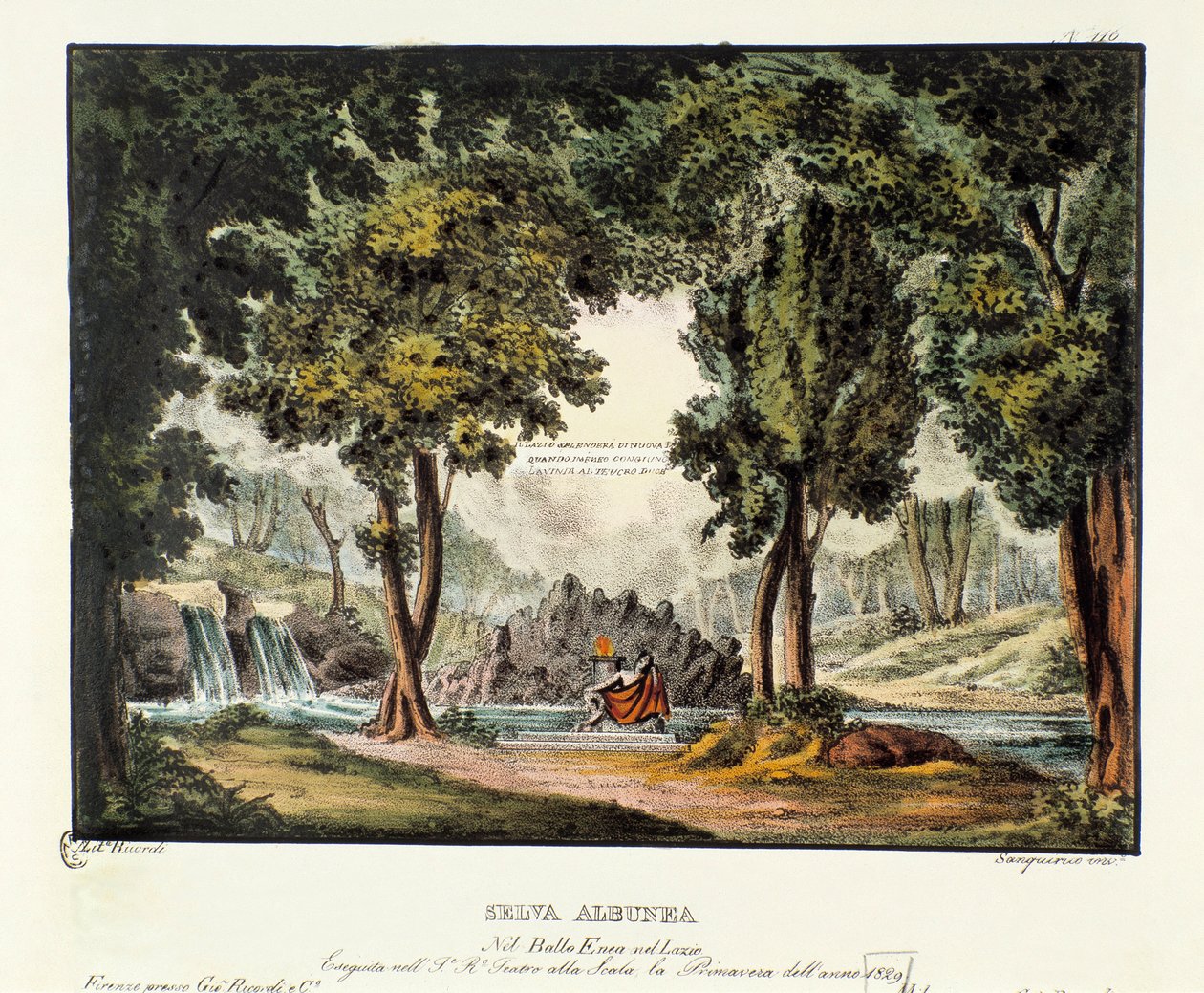 Sibyl Albunea ormanı Giuseppe Sarti