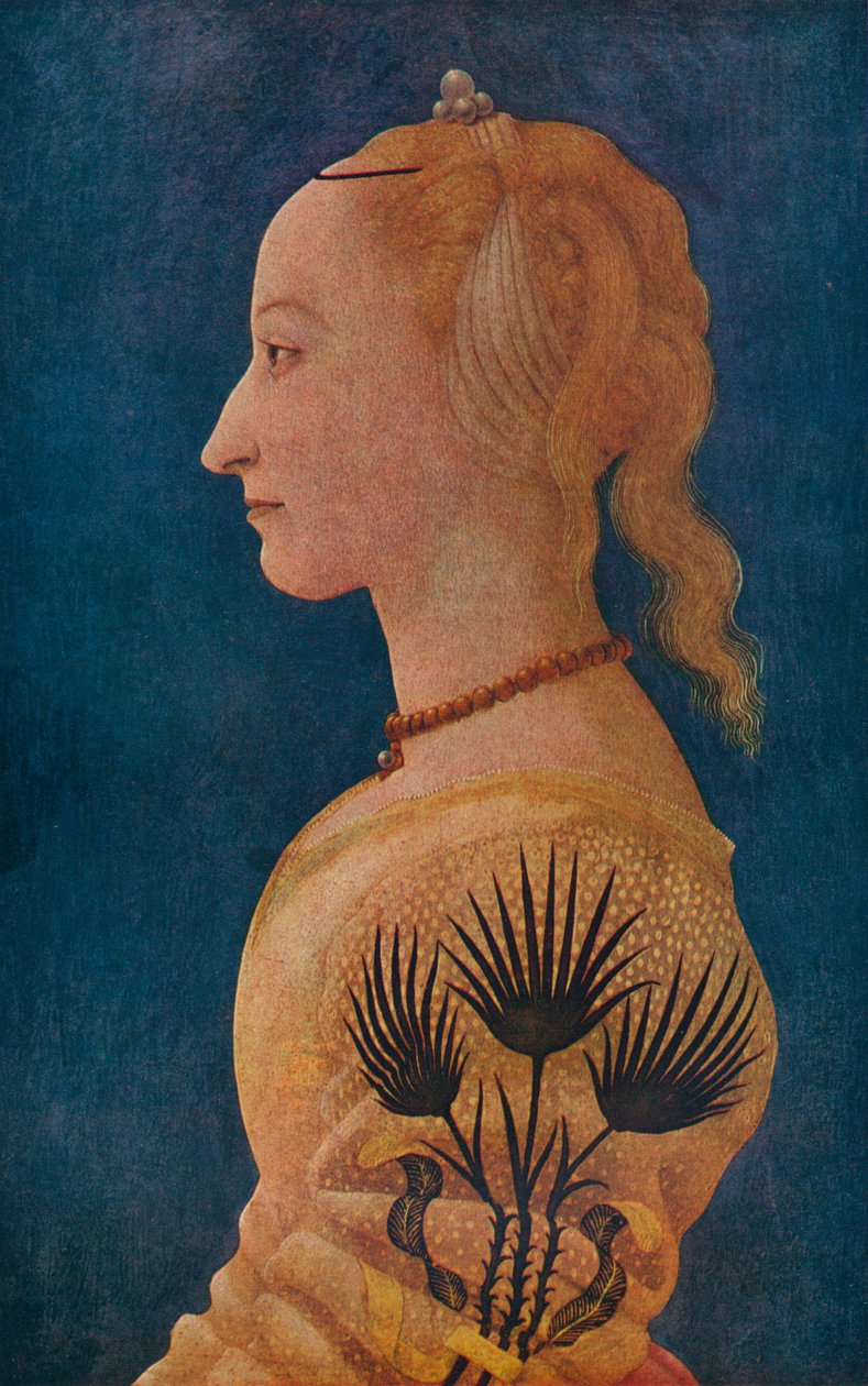 Bir Hanımefendinin Portresi, c1465 by Alesso Baldovinetti