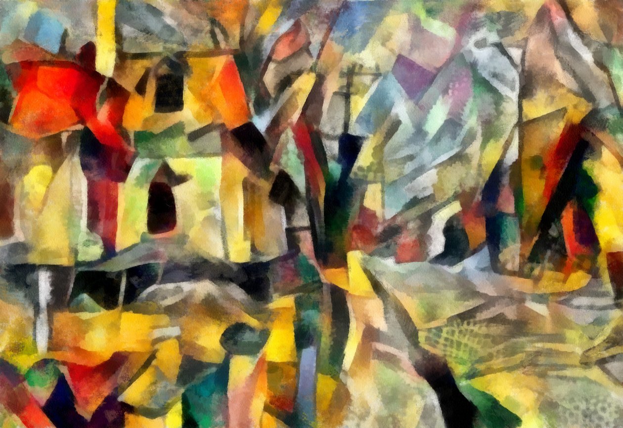 autumn road,2017, by Alex Caminker