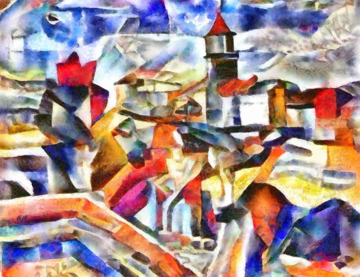 city on the river,2017, by Alex Caminker