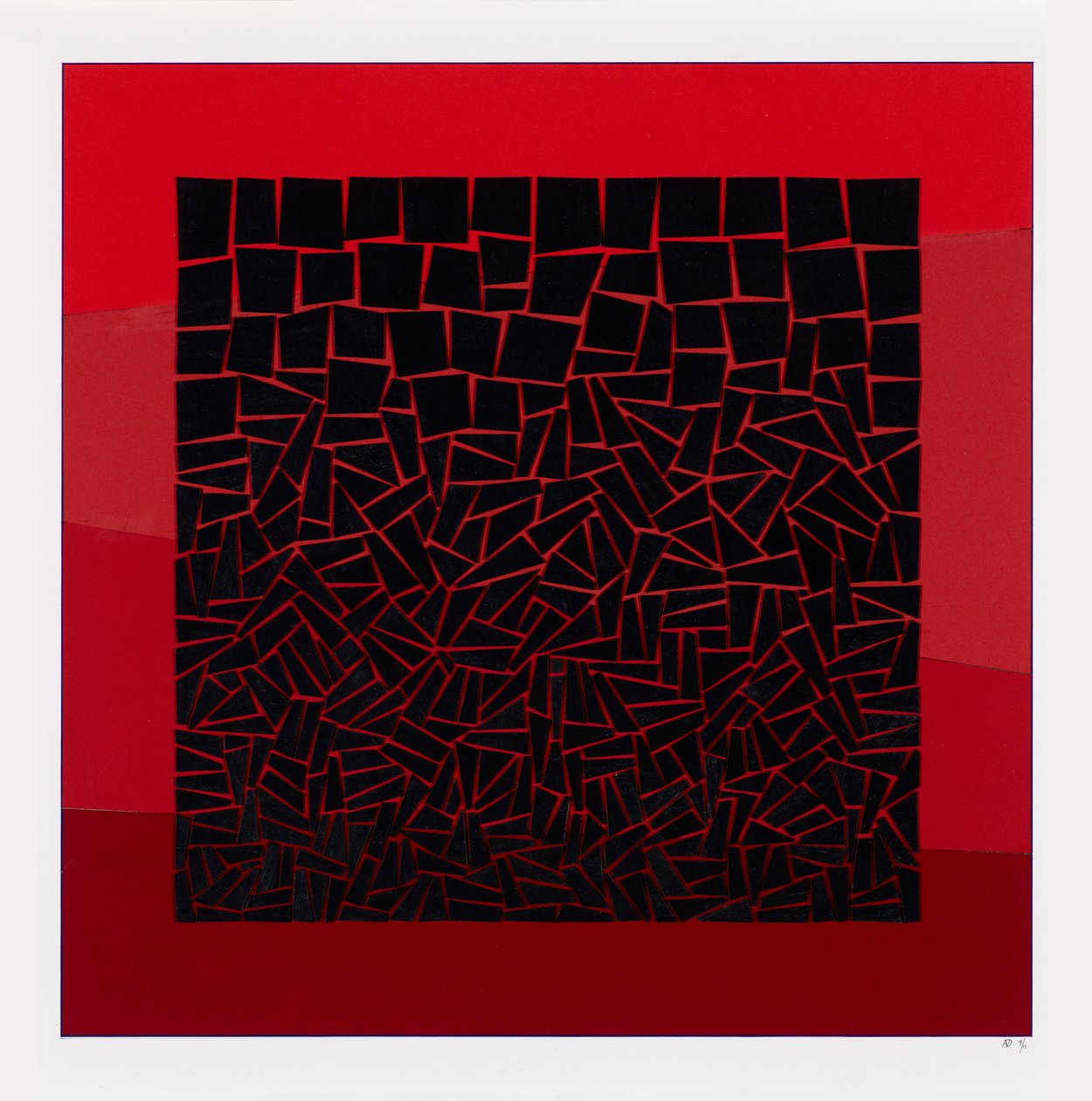 Red maze by Alex Dunn