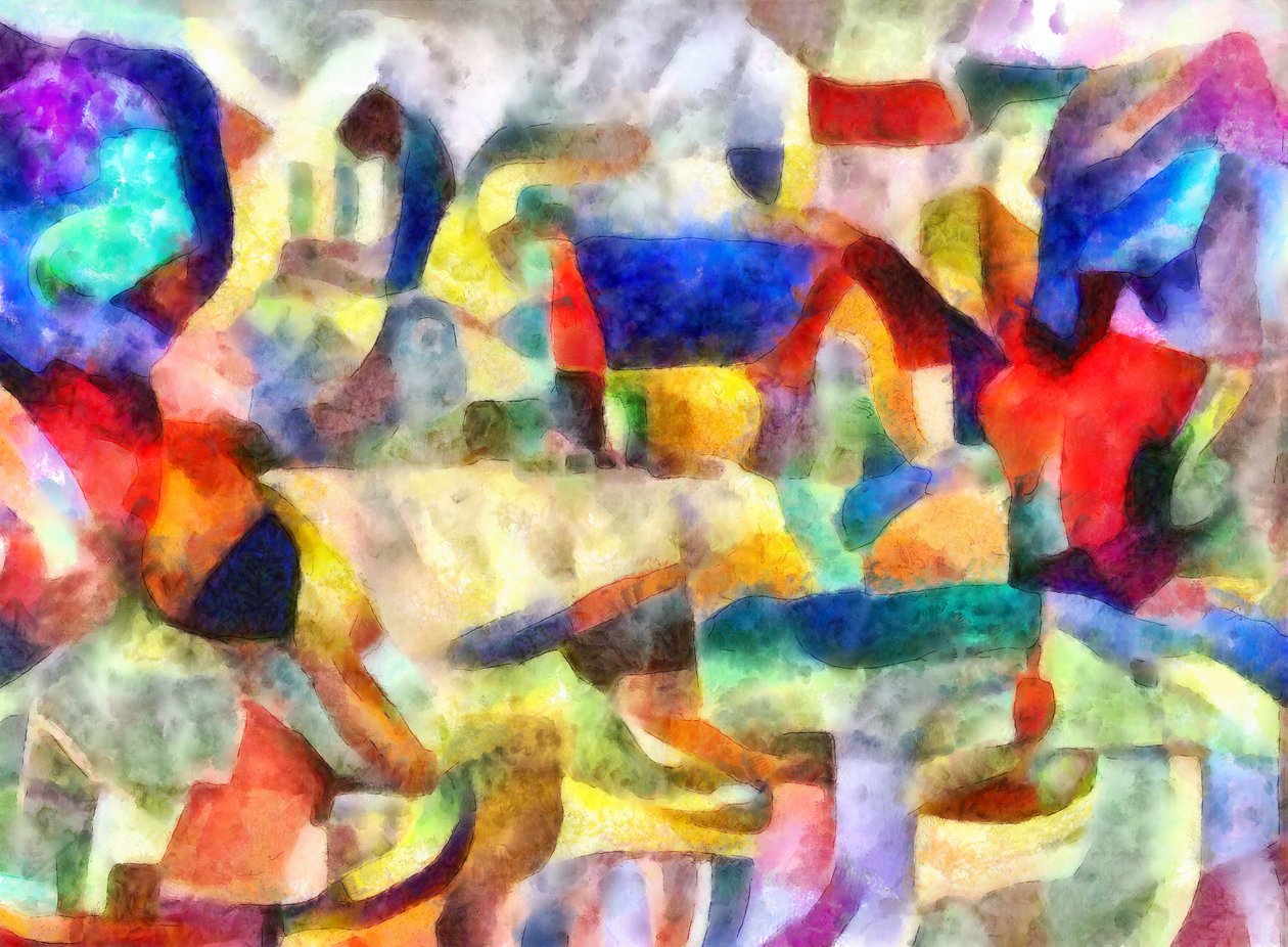 Peyzaj,2017,(karışık ortam) by Alex Caminker