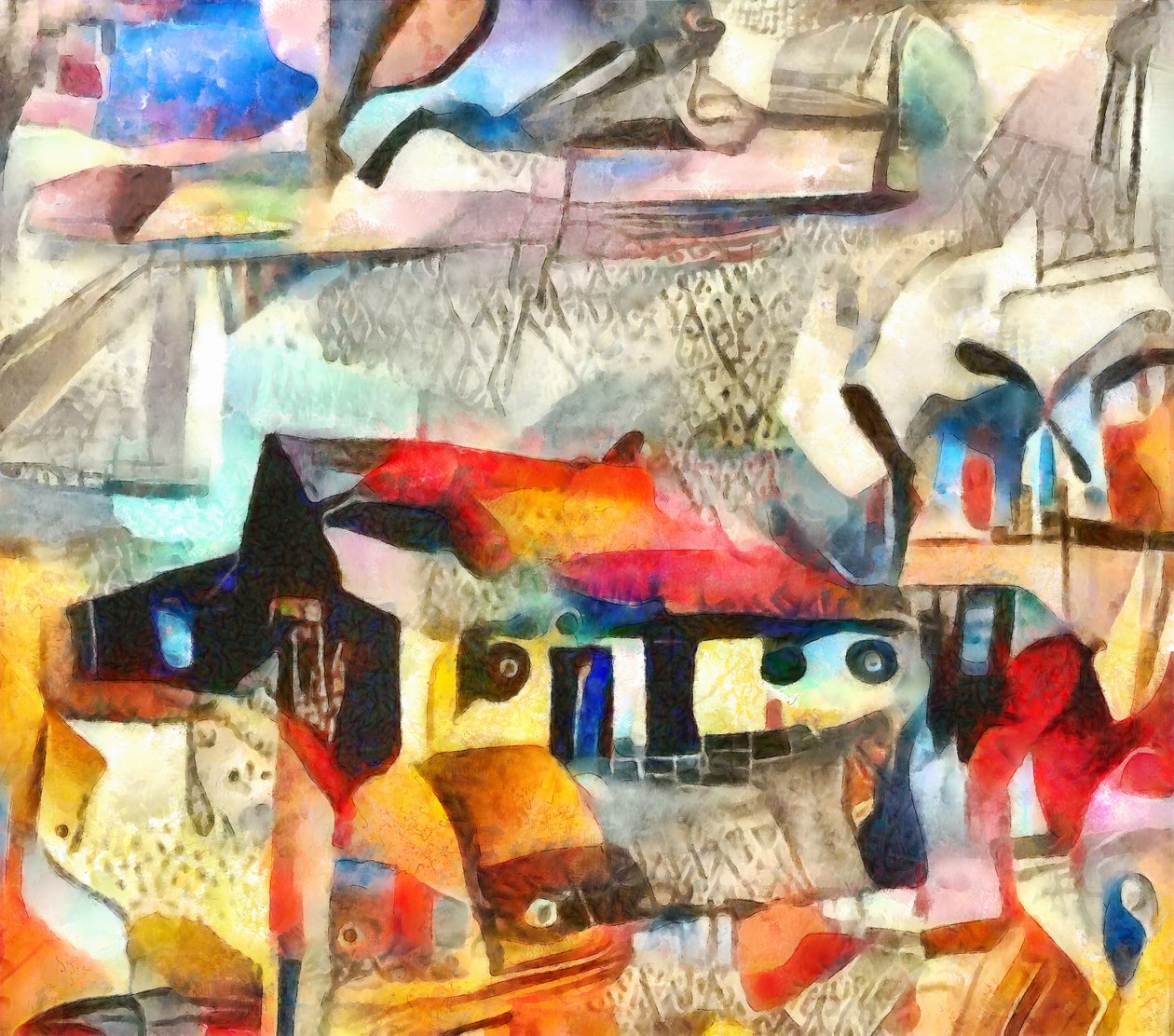 Başlıksız,2017,(karışık teknik) by Alex Caminker