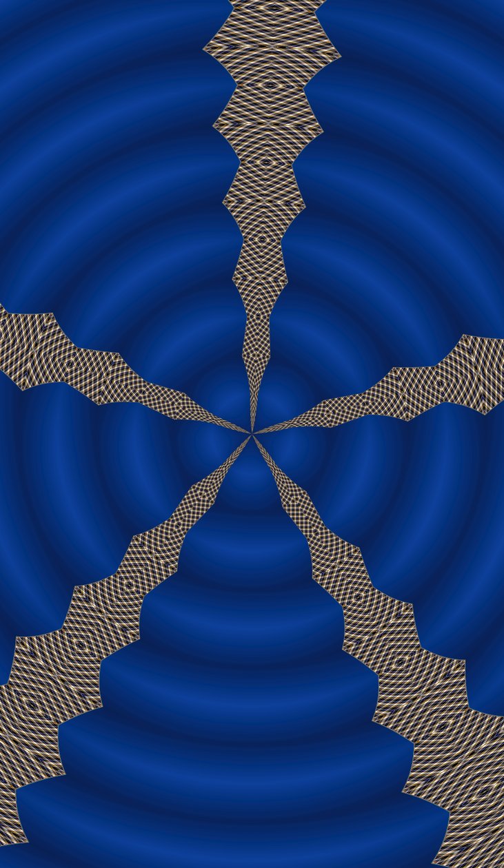 arabesk #21,2019,(gradyan) by Alex Caminker