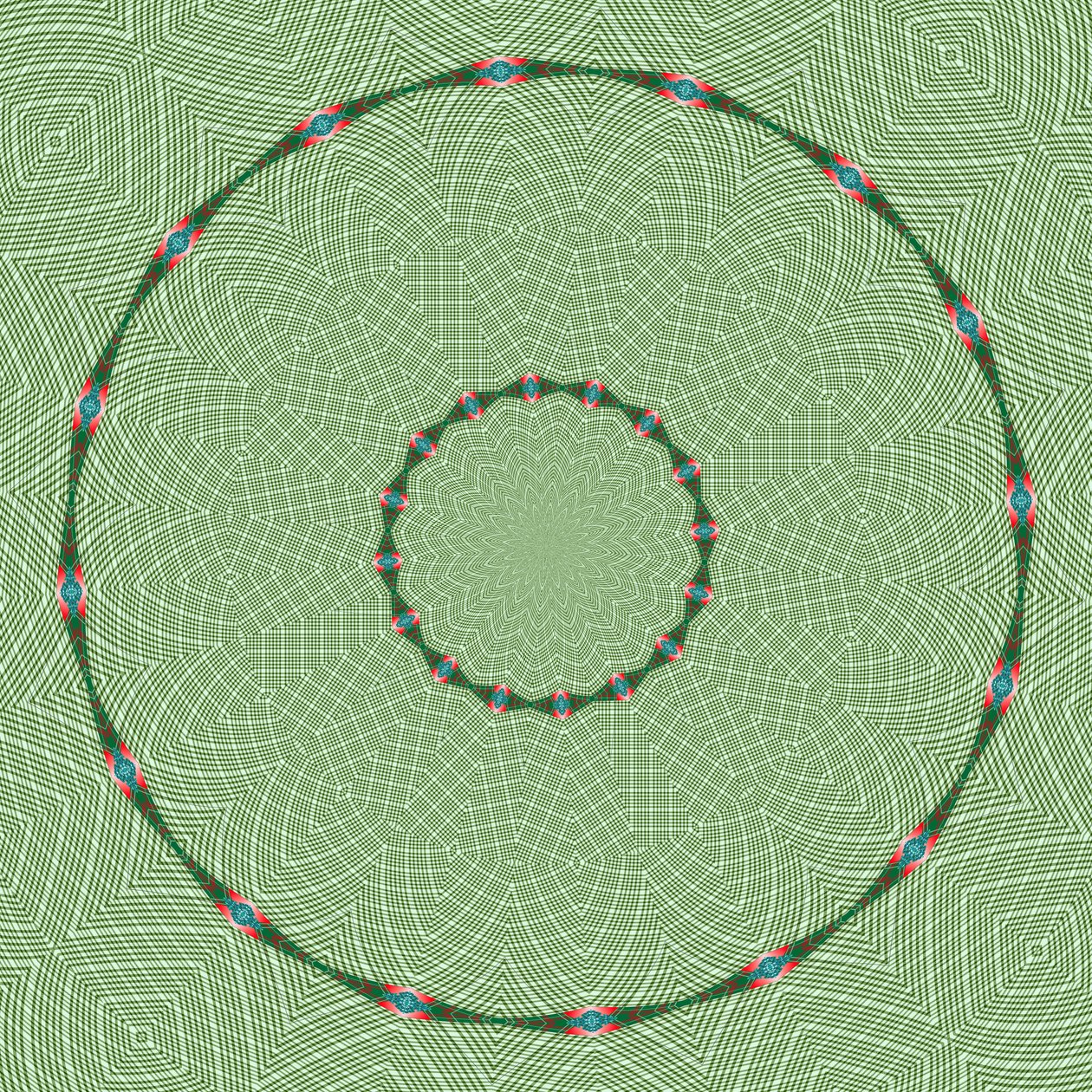arabesk #3,2019,(karma teknik) by Alex Caminker