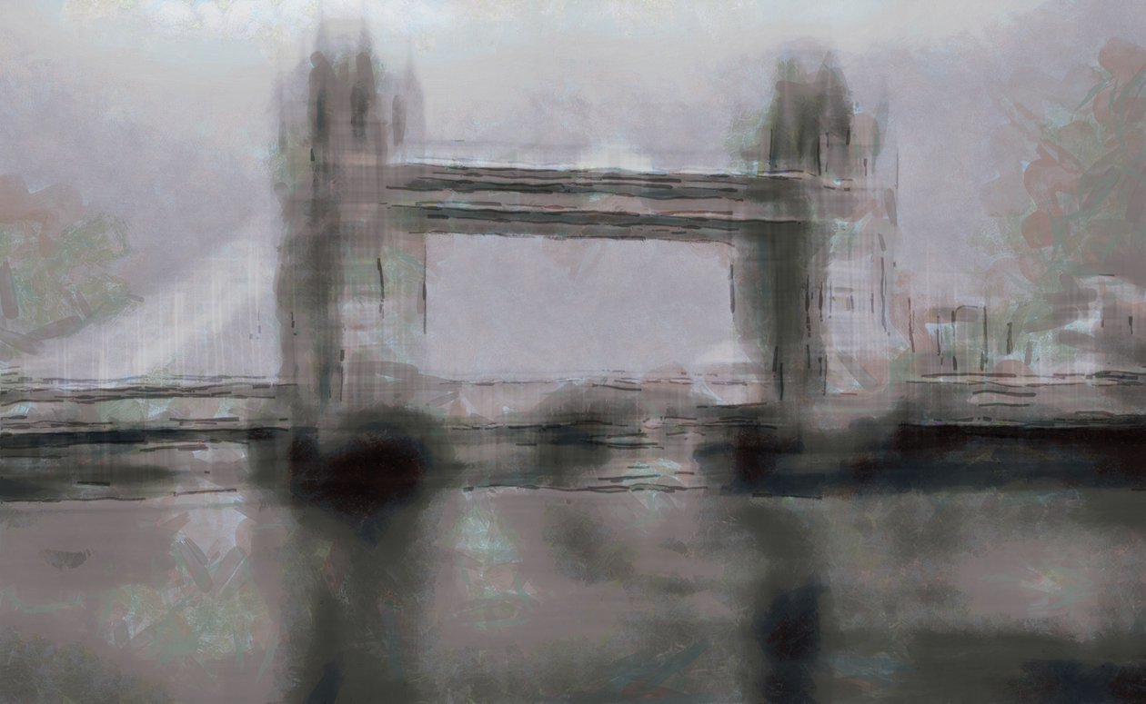 köprü,2019,(karışık ortam) by Alex Caminker