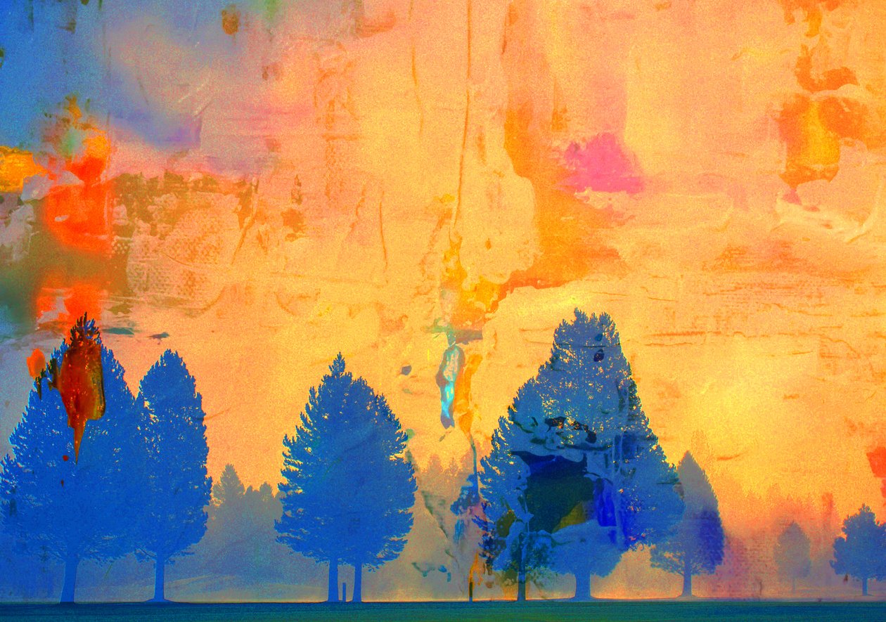 soğuk ateş,2019,(karışık ortam) by Alex Caminker