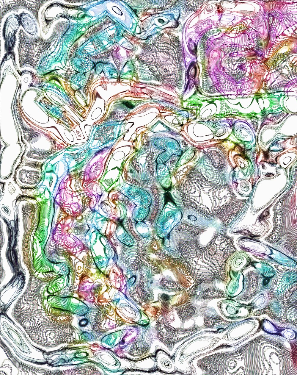 etude II,2019,(digital) by Alex Caminker