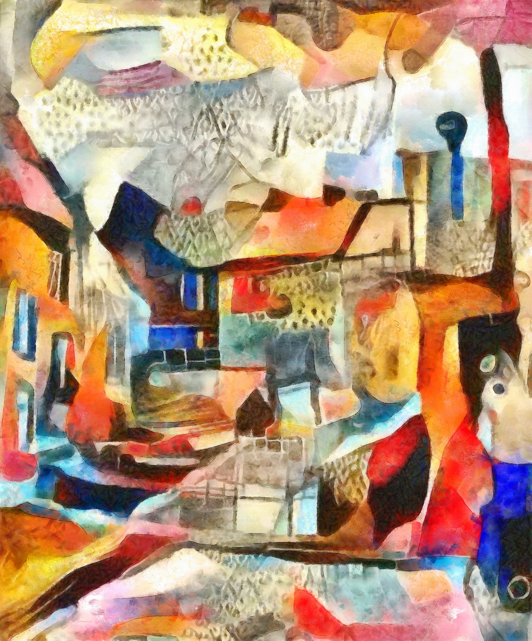 fabrika çeyreği,2017,(karışık ortam) by Alex Caminker