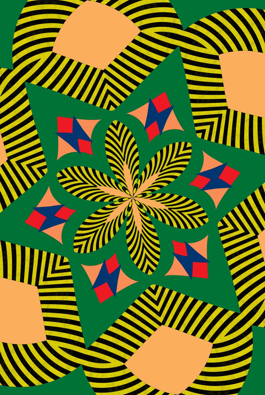 çiçekler #7,2019,(karışık teknik) by Alex Caminker
