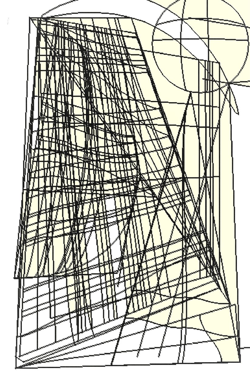grafik manzara,2016, by Alex Caminker