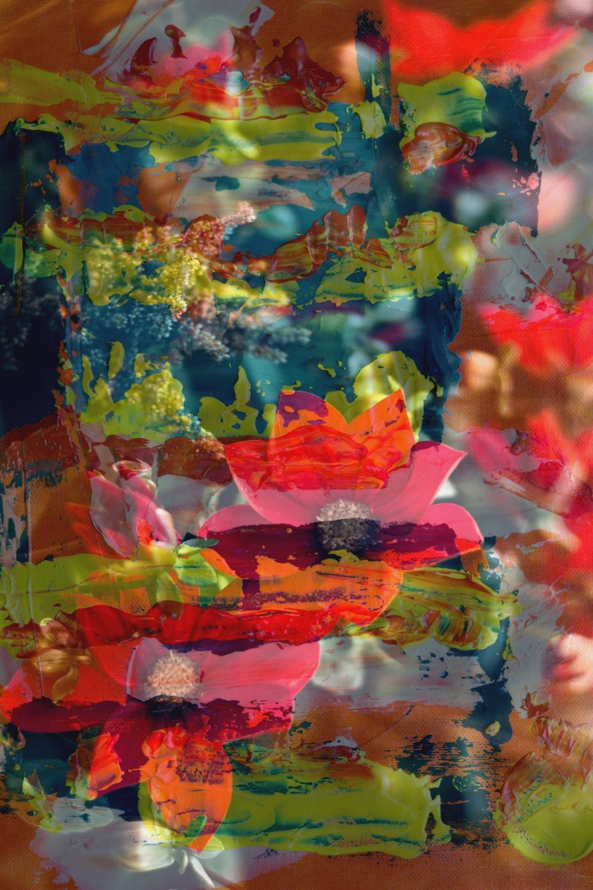 iç içe geçme,2019,(kolaj) by Alex Caminker