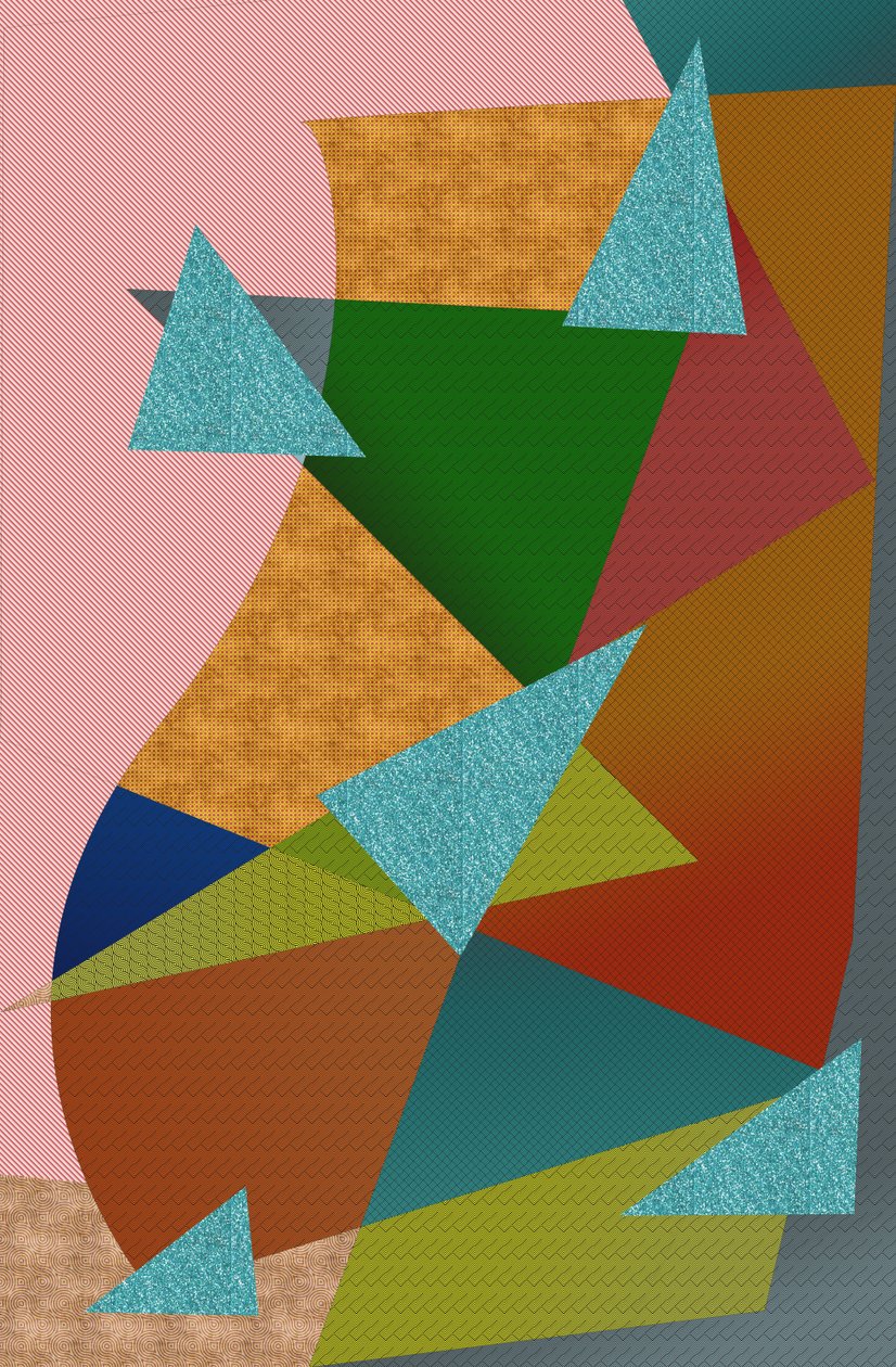 manzara #27,2019,(karma teknik) by Alex Caminker
