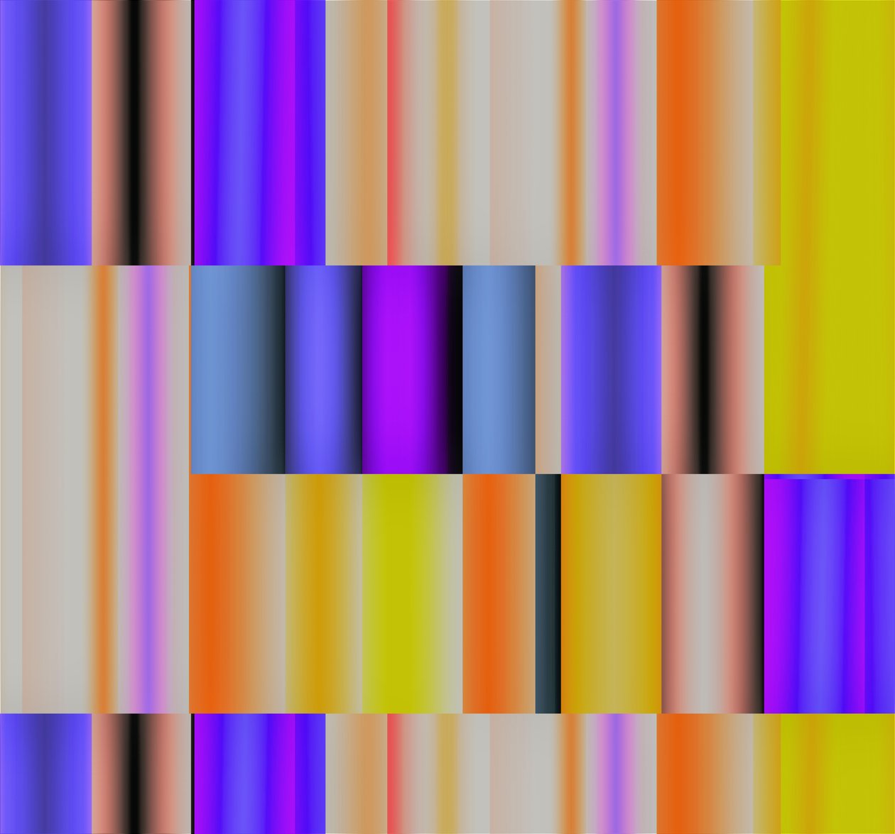 tv olarak doğa,2017,(gradyan) by Alex Caminker