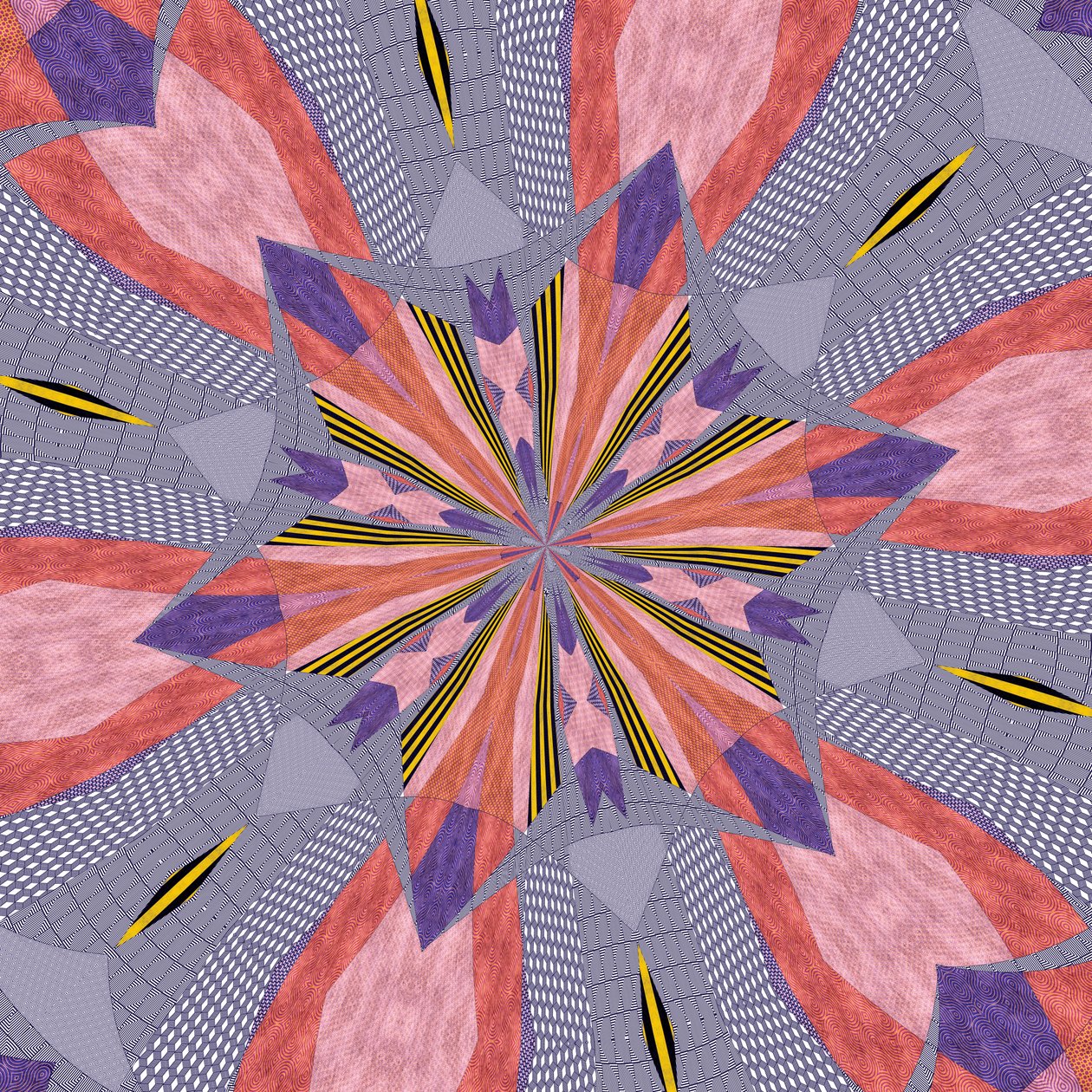süsleme #72,2019,(karışık teknik) by Alex Caminker