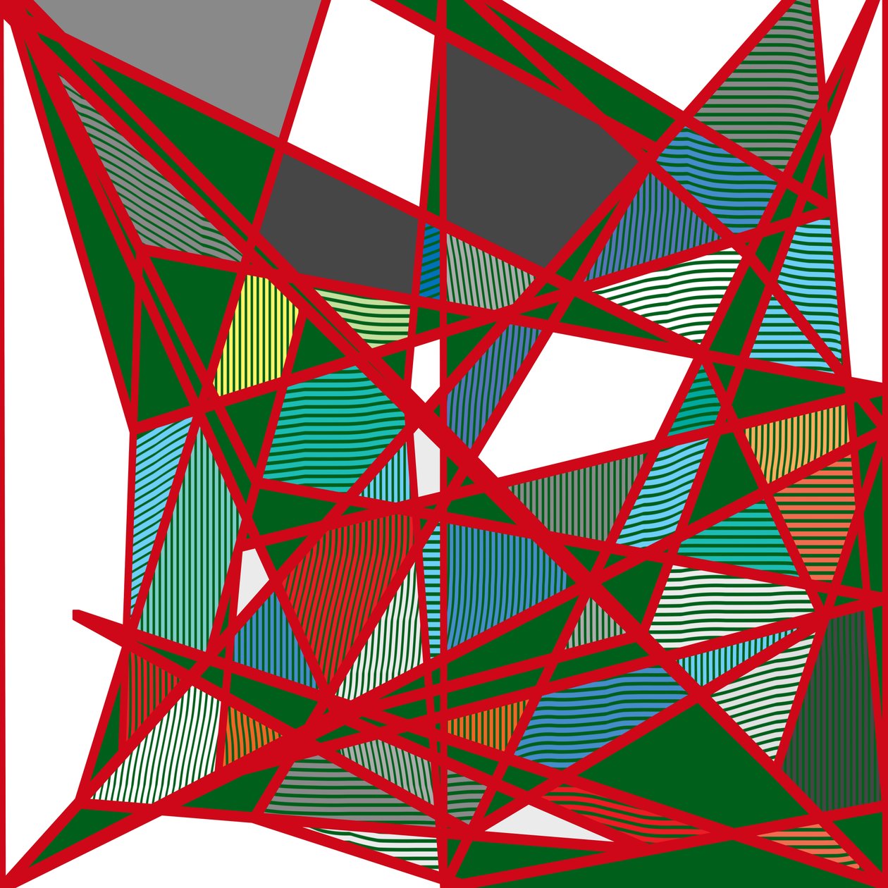 etraftaki ses,2019,(gradyan) by Alex Caminker