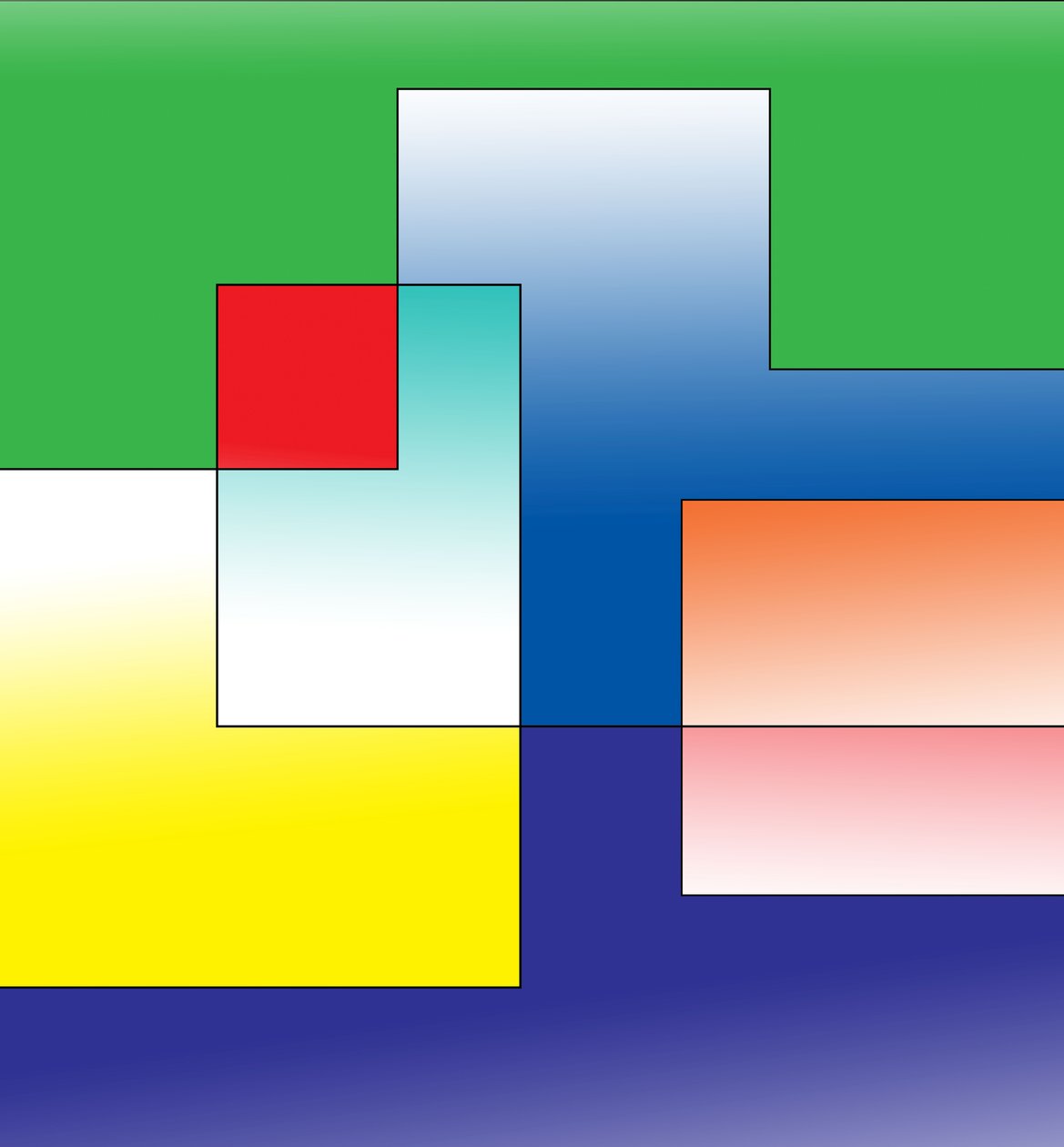 uzay organizasyonu,2019,(gradyan) by Alex Caminker